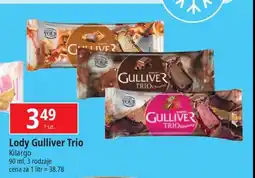 E.Leclerc Lód raspberry Augusto gulliver trio oferta