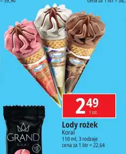 Rożek czekoladowy Koral