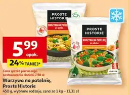 Auchan Warzywa na patelnię, Proste Historie oferta