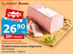 Auchan Szynka konserwowa wieprzowa oferta
