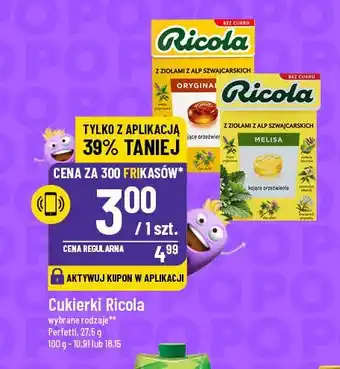 Polomarket Cukierki ziołowe melisa Ricola oferta