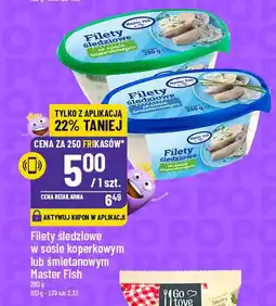 Polomarket Filety śledziowe w sosie śmietankowym Master fish oferta
