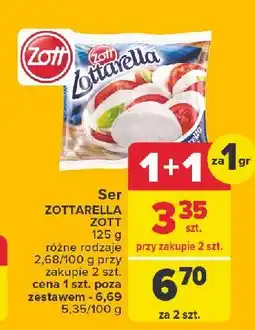Carrefour Market Ser classic Zott Zottarella oferta