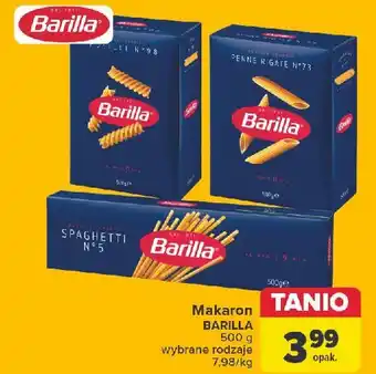 Carrefour Market Makaron spaghetti no 5 Barilla oferta