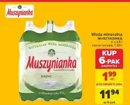 Carrefour Market Woda niegazowana Muszynianka oferta