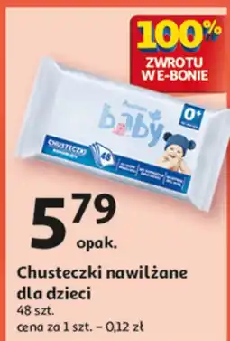 Auchan Chusteczki nawilżane Auchan Baby oferta