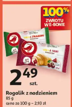 Auchan Rogal z nadzieniem waniliowo - wiśniowym Auchan oferta