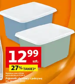 Auchan Pojemnik plastikowy z pokrywą 24 l oferta