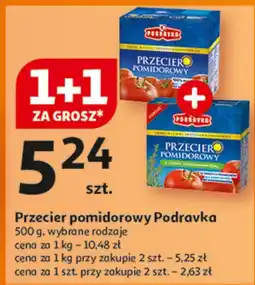Auchan Przecier pomidorowy z ziołami śródziemnomorskimi Podravka oferta