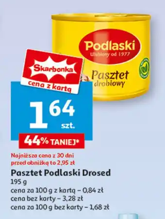 Auchan Pasztet drobiowy Drosed Podlaski oferta