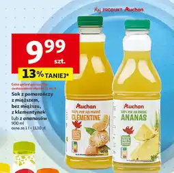Auchan Sok pomarańczowy Auchan Różnorodne (Logo Czerwone) oferta