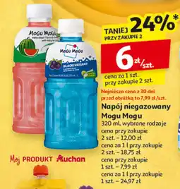Auchan Napój czarna porzeczka Mogu oferta