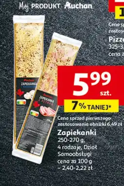 Auchan Zapiekanka z pieczarkami Auchan oferta