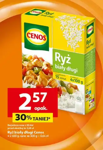 Auchan Ryż biały długi Cenos oferta