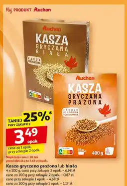 Auchan Kasza gryczana biała Auchan oferta