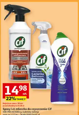 Auchan Spray do czyszczenia łazienki Cif Cleanboost oferta