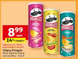 Auchan Chipsy classic paprika Pringles oferta
