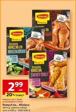 Auchan Soczysty kurczak po meksykańsku Winiary Pomysł Na oferta