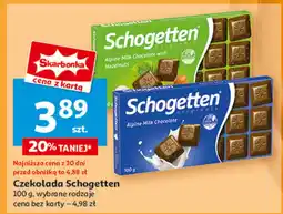 Auchan Czekolada mleczna z orzechami Schogetten oferta