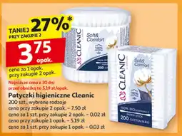 Auchan Patyczki higieniczne soft & comfort Cleanic oferta