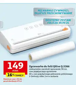 Auchan Zgrzewarka do folii q.5266 Qilive oferta