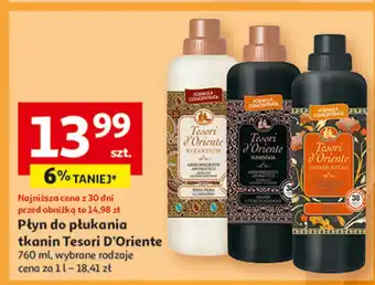 Auchan Płyn do płukania byzantium Tesori D'oriente oferta