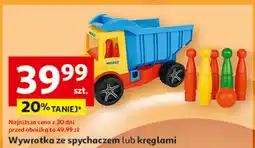 Auchan Wywrotka multi track ze spychaczem buggy Wader oferta
