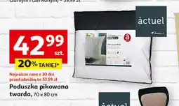 Auchan Poduszka pikowana najtwardsza 70 x 80 cm Actuel oferta