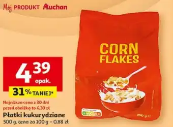 Auchan Płatki kukurydziane oferta