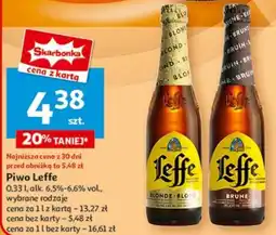 Auchan Piwo Leffe oferta