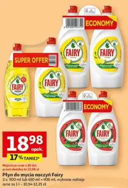 Auchan Płyn do mycia naczyń Fairy oferta