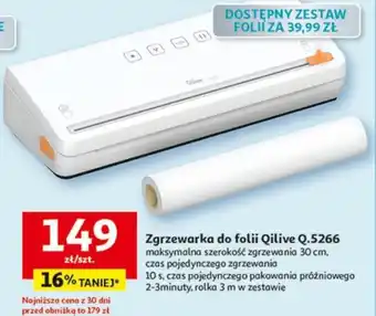 Auchan Zgrzewarka do folii Qilive Q.5266 oferta