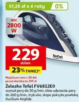 Auchan Żelazko Tefal FV6812E0 oferta