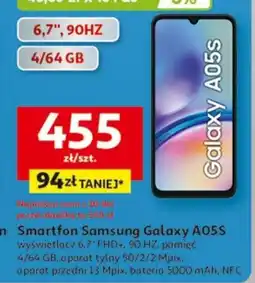 Auchan Smartfon Samsung Galaxy A05S oferta