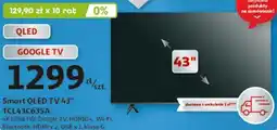 Auchan Smart QLED TV 43" TCL43C635A oferta