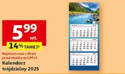 Auchan Kalendarz trójdzielny 2025 oferta