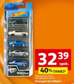 Auchan Pięciopak Hot Wheels oferta