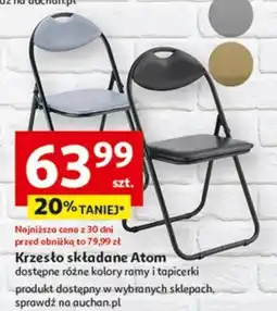 Auchan Krzesło składane Atom oferta