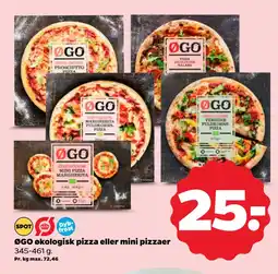 Netto ØGO økologisk pizza eller mini pizzaer oferta