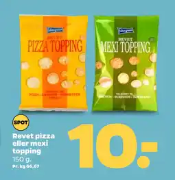 Netto Revet pizza eller mexi topping oferta