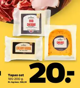 Netto Tapas ost oferta