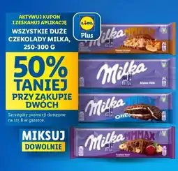 Lidl Czekolada alpine milk Milka Mmmax oferta