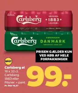 Netto Carlsberg øl oferta