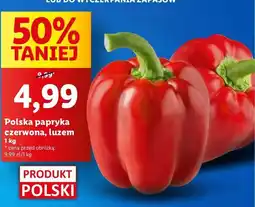 Lidl Papryka czerwona polska oferta