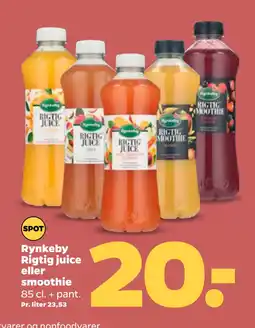 Netto Rynkeby Rigtig juice eller smoothie oferta