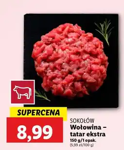 Lidl Tatar wołowy premium Sokołów oferta