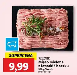 Lidl Mięso mielone z łopatki i boczku Rzeźnik Codzienna Dostawa oferta