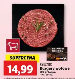 Lidl Burger wołowy Rzeźnik Codzienna Dostawa oferta