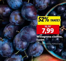 Lidl Winogrona ciemne oferta