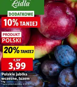 Lidl Jabłka polskie oferta